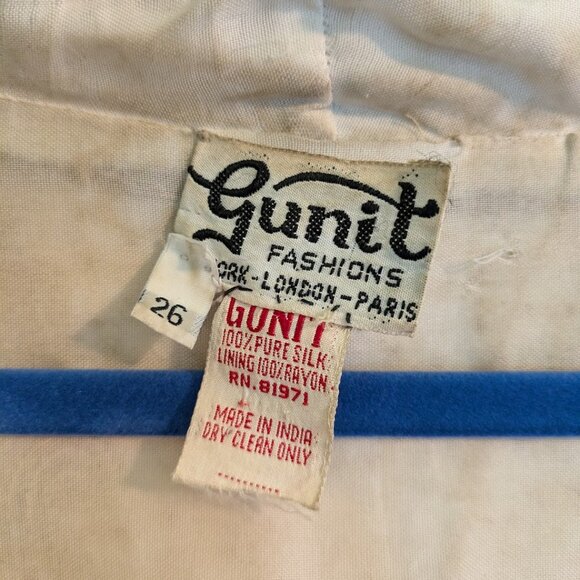 1920s Flapper Style Birjand Gunit Gold Beaded Jacket Duster Silk Art Deco - Picture 7 of 9